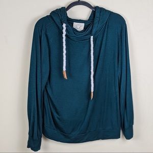 S Fantastic Fawn Hunter Green Oversized Sweatshirt